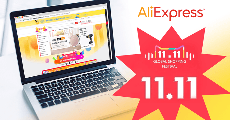 AliExpress Global Shopping Festival 11.11. - Najvýhodnejšie nákupy nielen na Vianoce