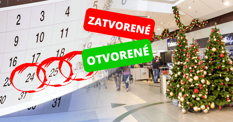 Ako budú otvorené obchody cez Vianoce 2022 Ako budú otvorené obchody cez Vianoce 2022