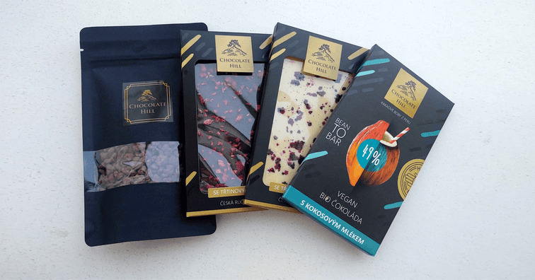 Pro kvalitní čokoládu už nemusíte do Belgie. Vyzkoušejte českou od Chocolate Hill - i pro vegany, s minimem cukru