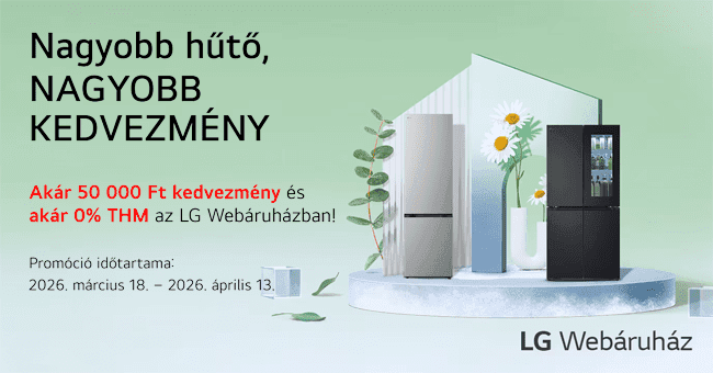 LG.com – Nagyobb hűtő, nagyobb kedvezmény