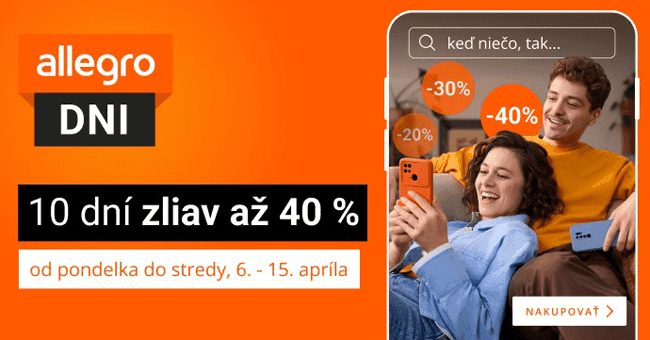 Allegro.sk – Allegro dni: 10 dní zliav až do 40 %