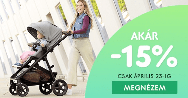 Brendon.hu – Babakocsik hete: akár 15% kedvezmény