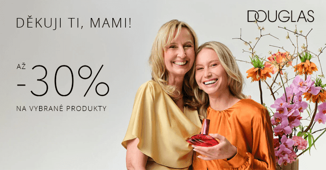 Douglas.cz – Den matek: Sleva až 30 % na vybrané produkty