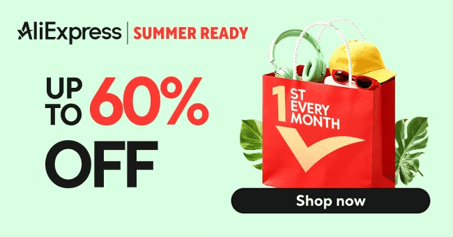 AliExpress.com – Summer Ready: zľavy až do 60 %