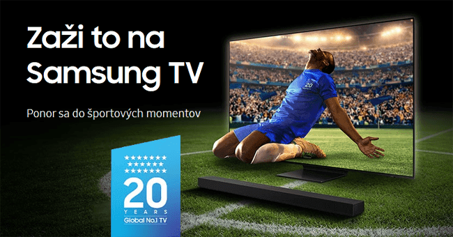 Samsung.com – Až 20 % zľavový kód na vybrané televízory