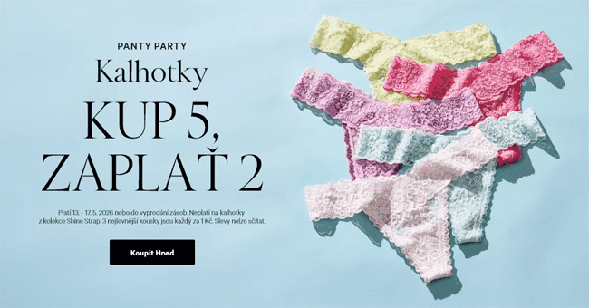 VictoriasSecret.cz – Panty Party: Kalhotky - Kup 5 zaplať 2