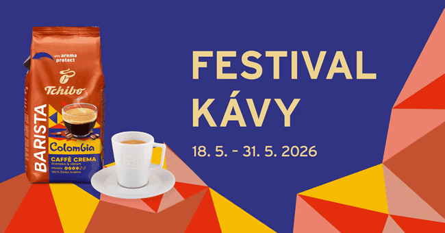 Tchibo.sk – Festival kávy: Zľavy na zrnkovú kávu, kávovary, kávové príslušenstvo, kapsule aj ready-to-drink nápoje