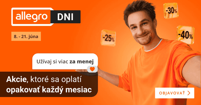 Allegro.sk – Allegro Days: Užívaj si viac za menej!