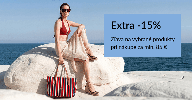 Modivo.sk – Extra 15 % zľavový kód na vybrané produkty pri nákupe za min. 85 €