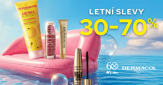 Dermacol.cz – Letní slevy 30 % až 70 %