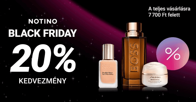 Notino.hu – NOTINO BLACK FRIDAY: 20% kedvezmény kód mindenre 7700 Ft feletti vásárlás esetén