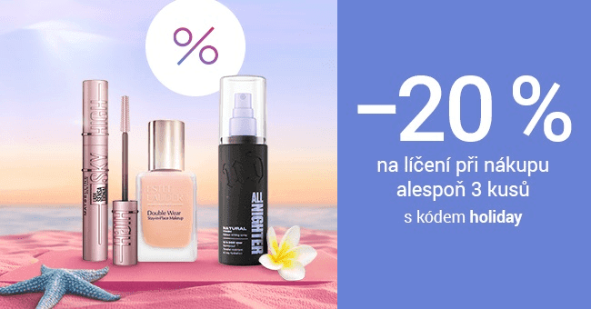 Notino.cz – 20% slevový kód na kategorii Makeup