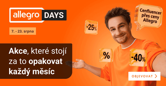 Allegro.cz – Allegro Days: Užívej si více za méně!