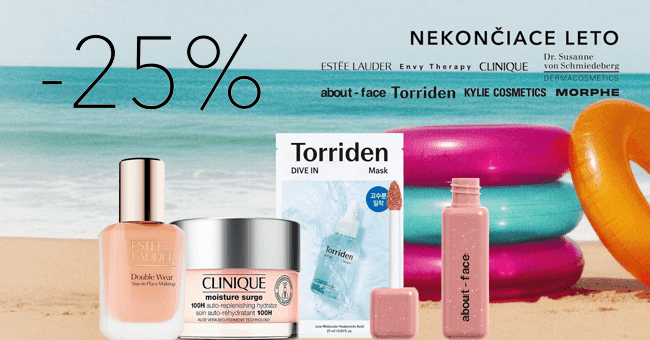 Douglas.sk – 25 % zľavový kód na vybrané značky pri nákupe nad 65 € Douglas.sk – 25 % zľavový kód na vybrané značky pri nákupe nad 65 €