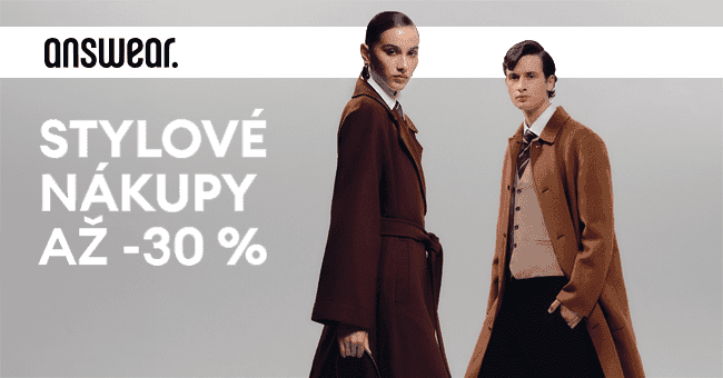 Answear.cz – Až 30% slevový kód na vybrané produkty při nákupu nad 2200 Kč Answear.cz – Až 30% slevový kód na vybrané produkty při nákupu nad 2200 Kč