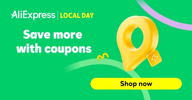 AliExpress.com – Dny lokálních nákupů: Ušetřete více s kupóny na nákup zboží z lokálních skladů AliExpress.com – Dny lokálních nákupů: Ušetřete více s kupóny na nákup zboží z lokálních skladů