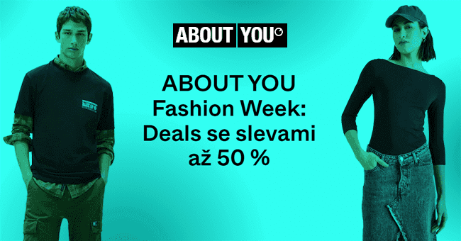 AboutYou.cz – ABOUT YOU Fashion Week: Deals se slevami až do 50 % AboutYou.cz – ABOUT YOU Fashion Week: Deals se slevami až do 50 %