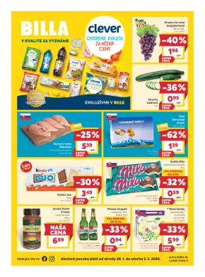 Billa leták