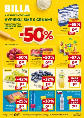 Billa leták
