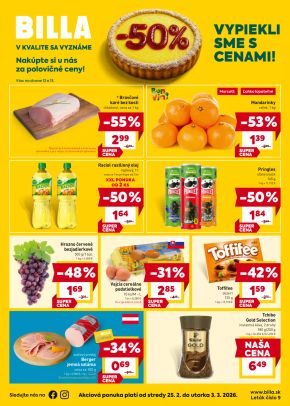Billa leták