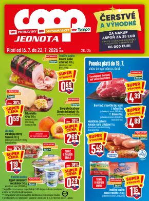 COOP Jednota leták