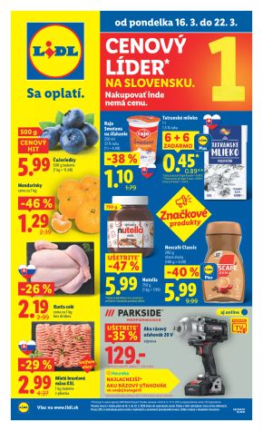 Lidl leták