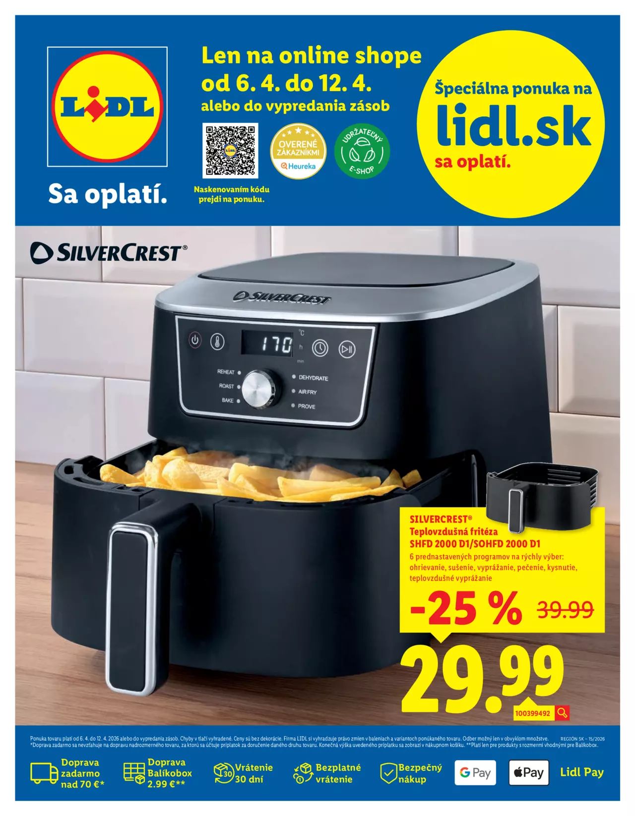 Lidl leták – Online magazin – od pondelka 6. 4. 2026 – strana 1