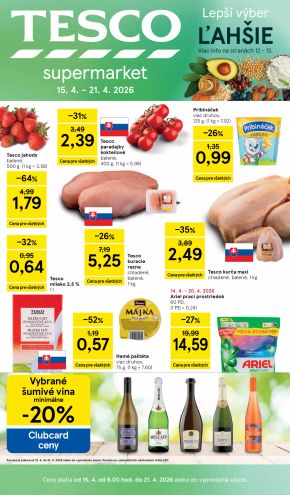 Tesco leták – Supermarket