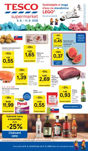 Tesco leták – Supermarket Tesco leták – Supermarket